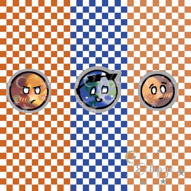 Tierra, Venus y Marte