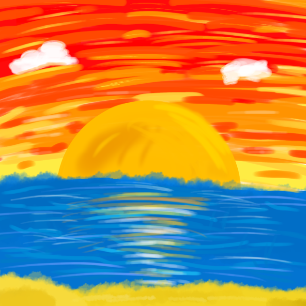 sunset - ibisPaint