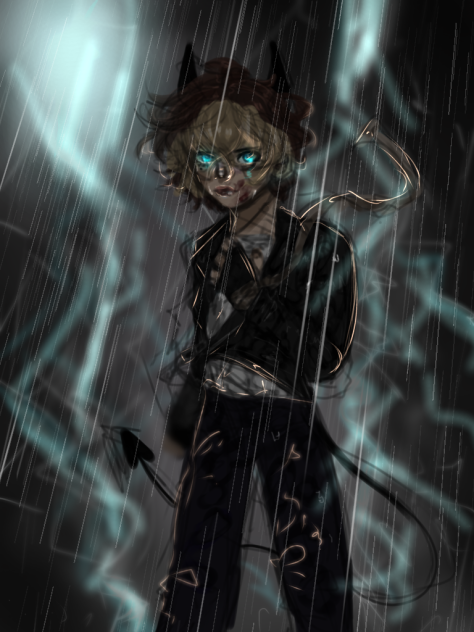 Thunder crashing on a stormy night