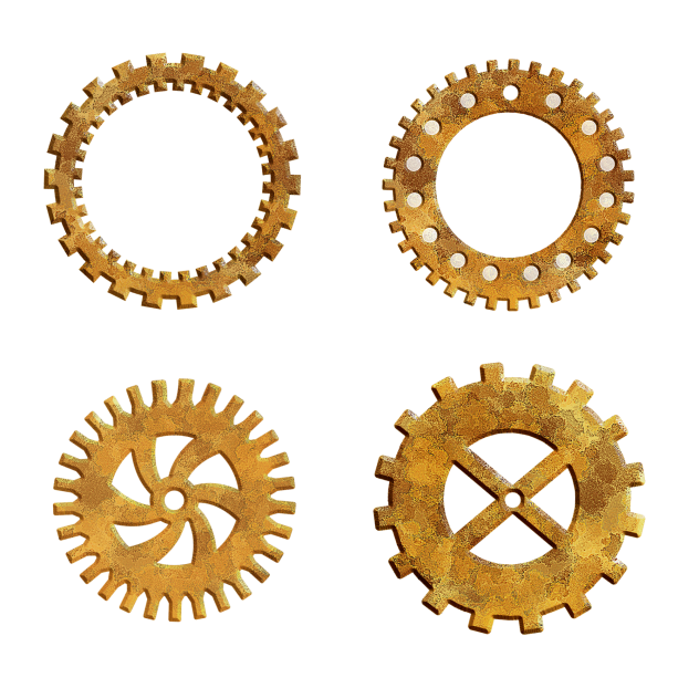 rusted gear 1
