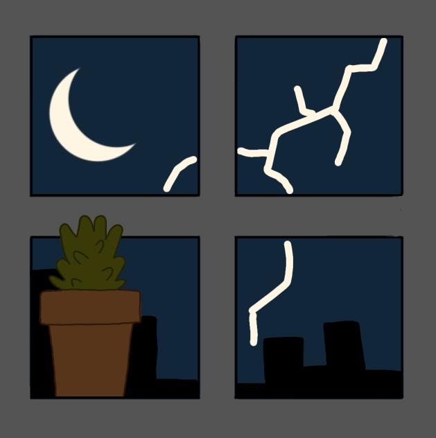 lighting scene - ibisPaint