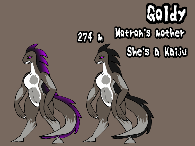 Goldy fanmade Kaiju