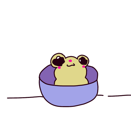 frogi in suop bowl