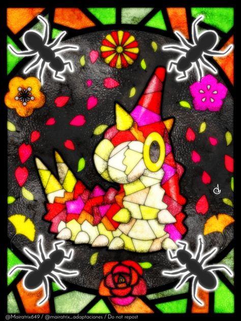 Wurmple ケムッソ (Stained Glass Version)
