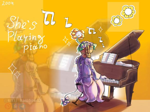 (AU) Bassie playing piano