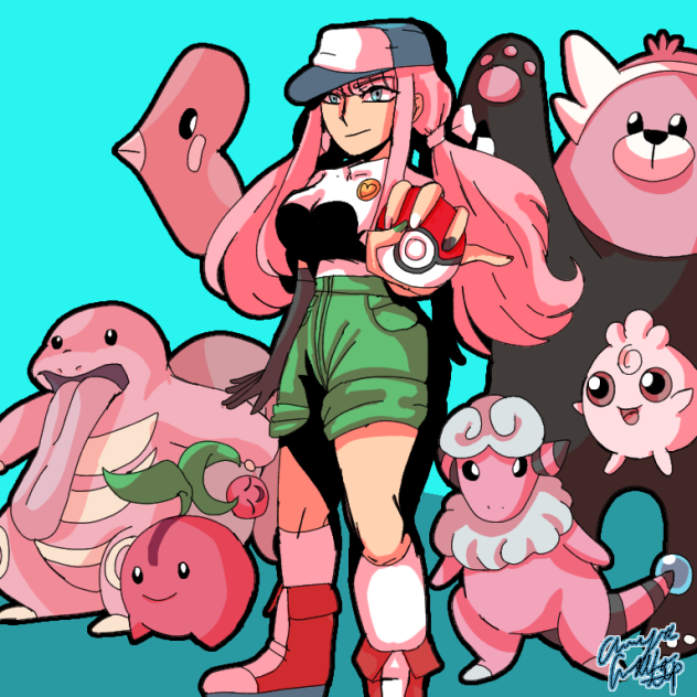 oc as a pokemon trainer