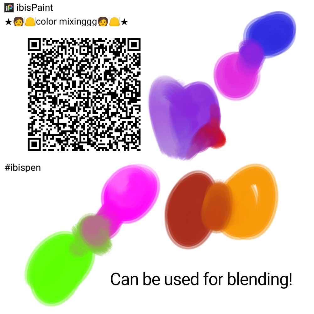 Color mixing and blending brush🧑‍🦲★ - ibisPaint