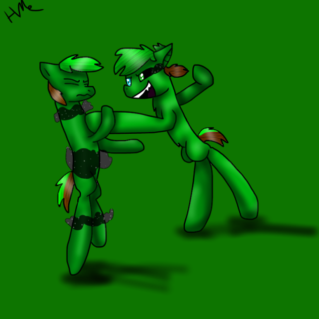 The fight
