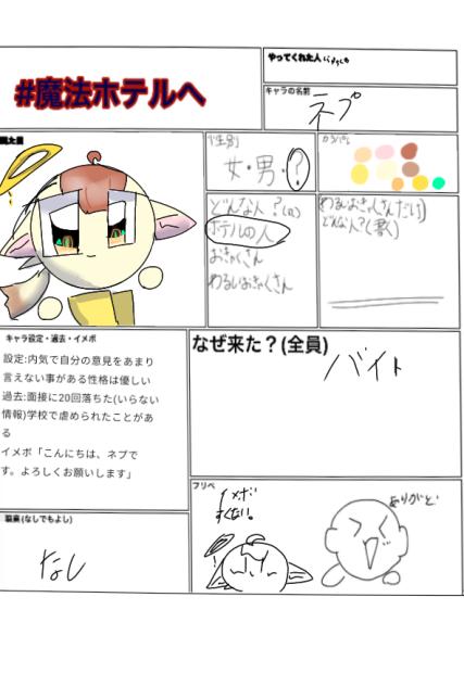 キャラ募
