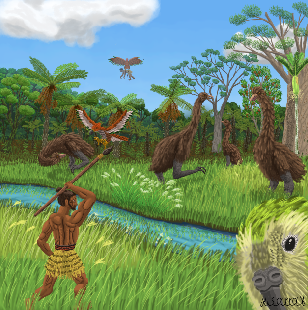 1250 A.D, New Zealand