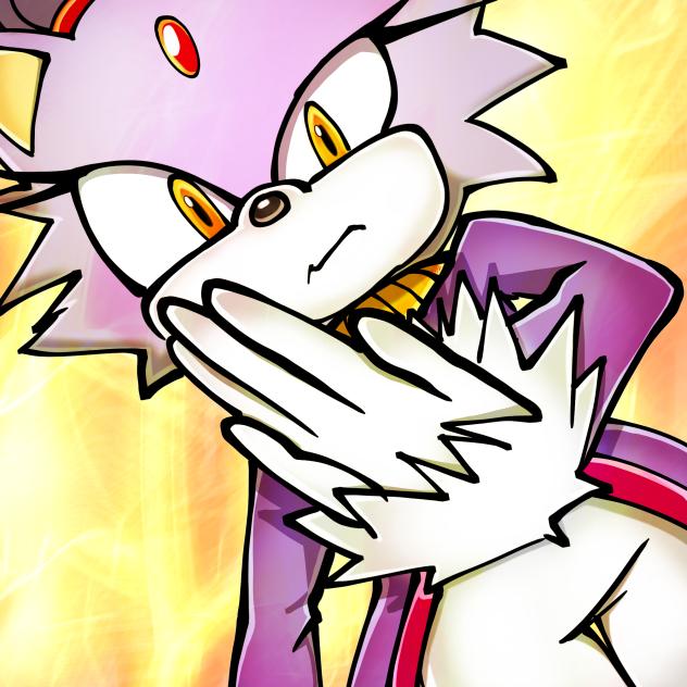 Blaze the Cat art study