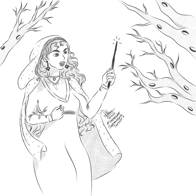 Sorcerer - LineInkTober