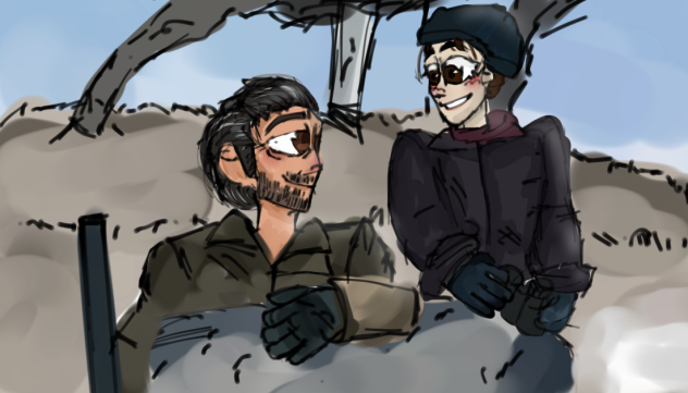 joel and ellie forest scene (tlou)