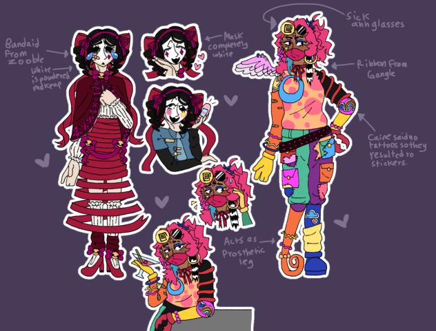 Gangle and Zooble humanized 😆