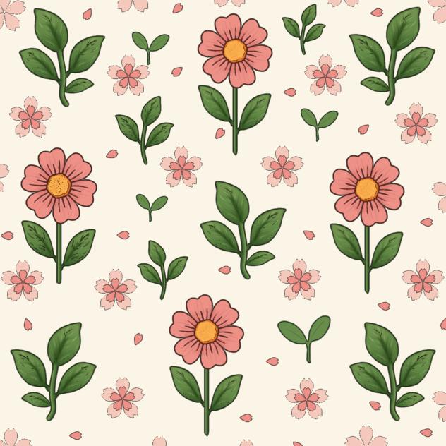 cute flower pattern 3