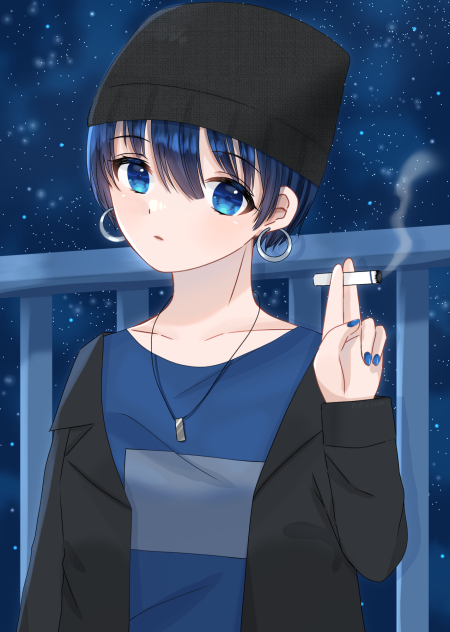 #青と黒ってクール過ぎる💙🖤