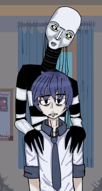 player and mimic(mirror ghost)