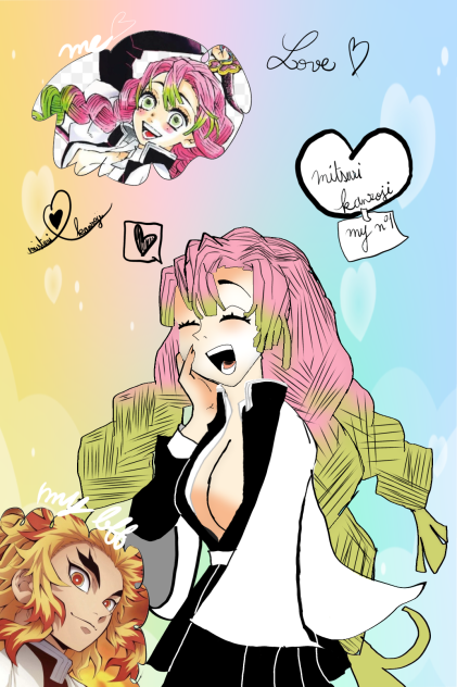 Mitsuri kanroji fanart !
