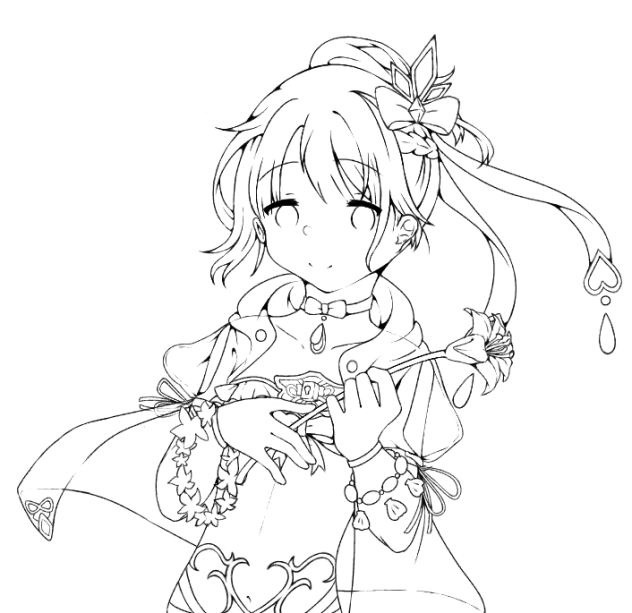 ティナ 塗り絵
