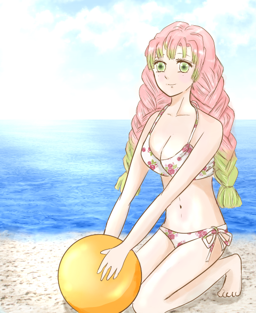 海辺の蜜璃ちゃん