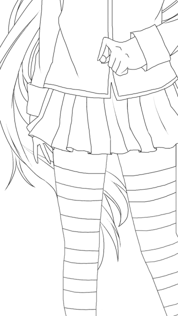 線画工程〜三枝葉瑠佳編〜