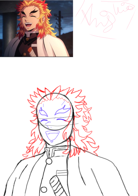 Kyojuro rengoku WIP