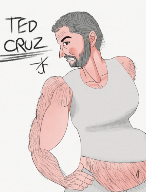 Pregnant Ted Cruz.
