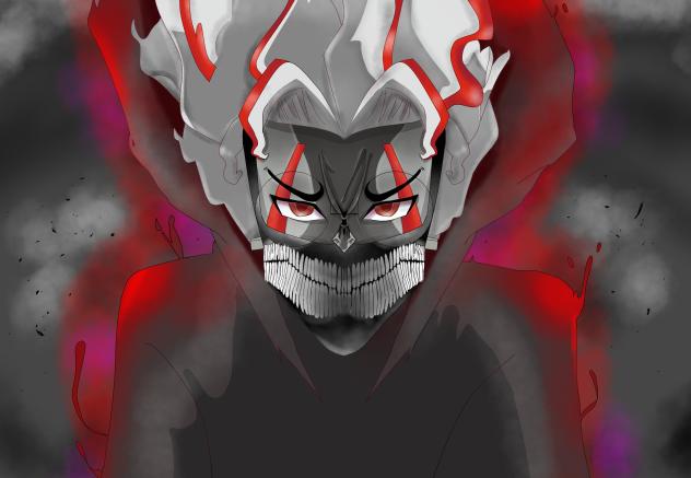 オカルン(色塗り)