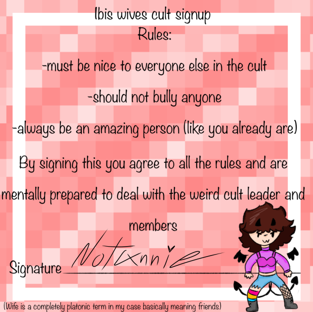 IBIS WIVES SIGNATURE