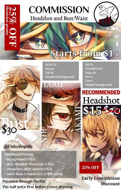 COMMISSION SHEET