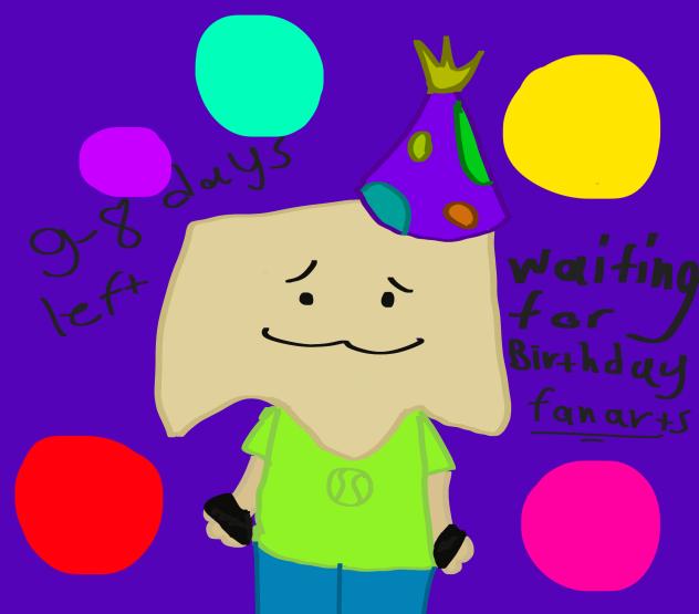 WAITING FOR BIRTHDAY FANARTS!!💜🧡💚💛🩷💓🩵