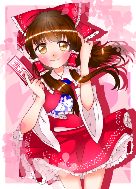 今更塗った霊夢さん