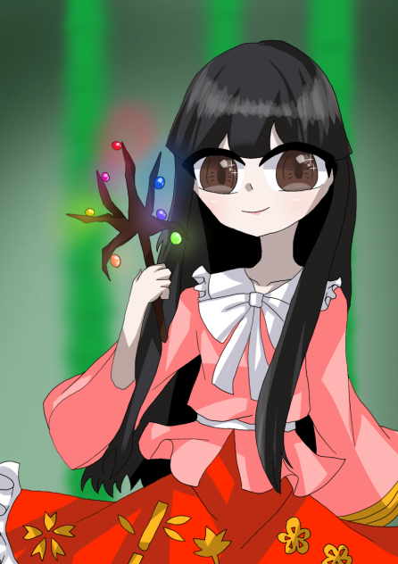 月の姫様(塗らせていただきました)