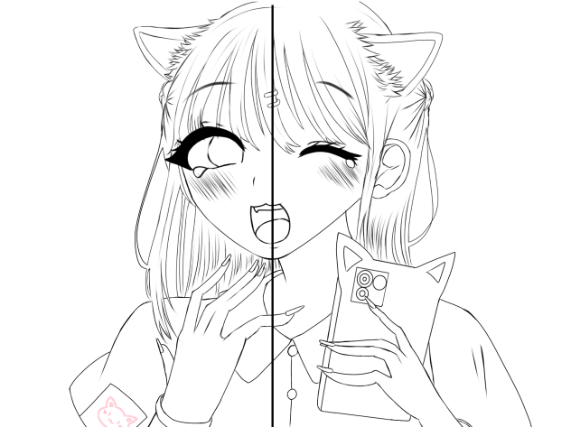合作用フリー線画