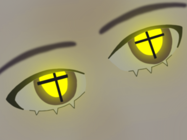 Glowing Asher eyes