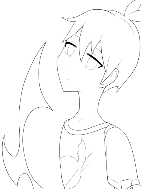 くろいシグ　線画