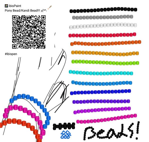 Pony Bead Kandi Brush!!