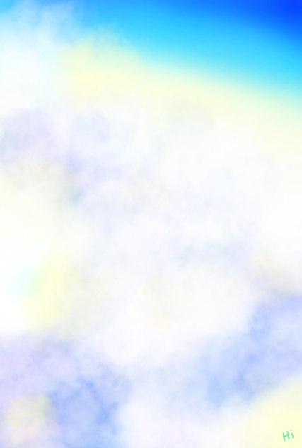 空飛ぶ背景イラスト