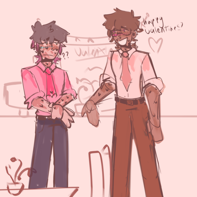 Gunnar and Apollo - Valentines oops