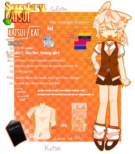 Secretary Kat (ref sheet ) - ibisPaint