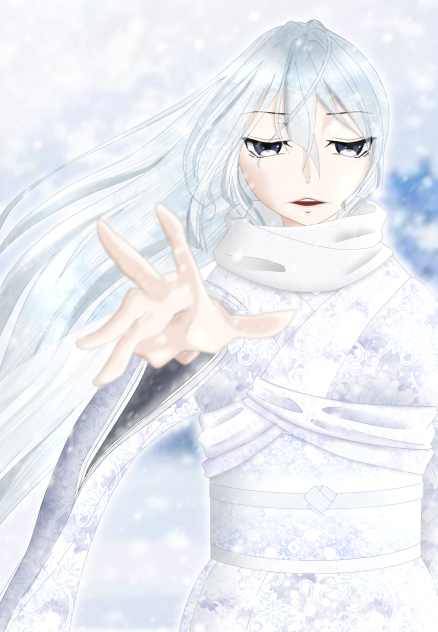 紅白お絵描き合戦2017ｰ雪女ｰ