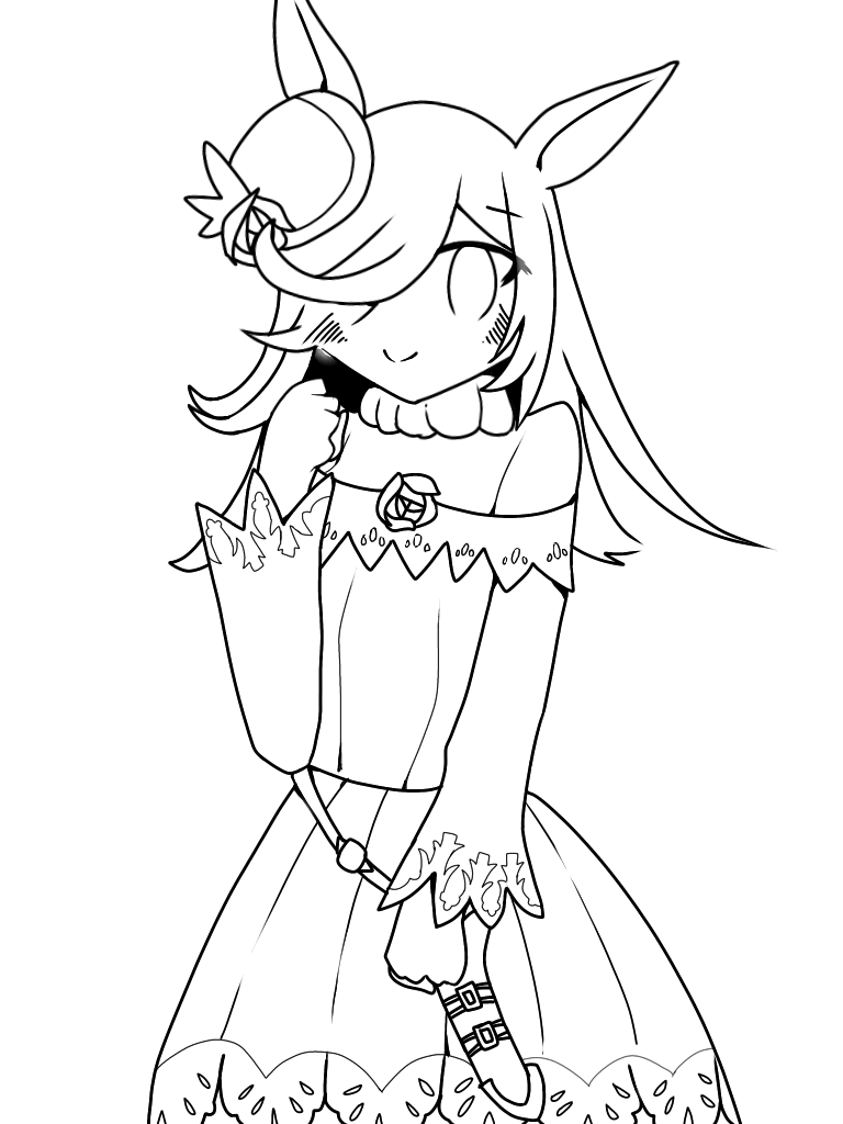 専用 手描きイラスト ライス Yahoo!オークション - 手描きイラスト ウマ娘 ライスシャワー 下着