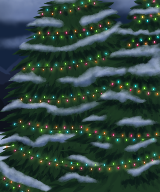 background chistmas tree lights