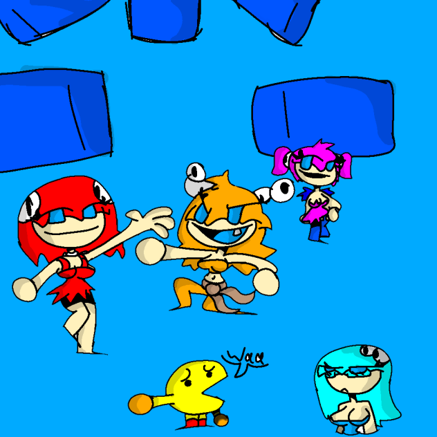 Ghostgirls and Pacman