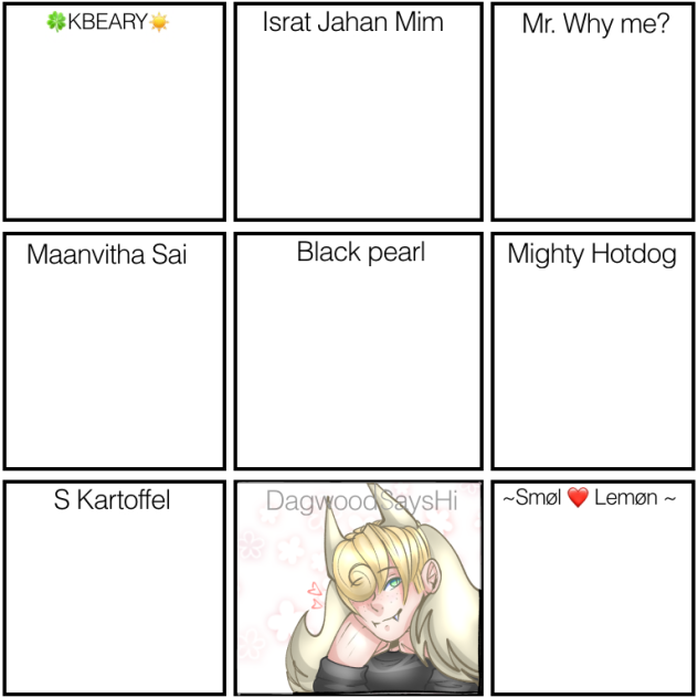 Yeisha’s fav artists ^^ !