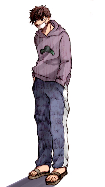 自分絵一松