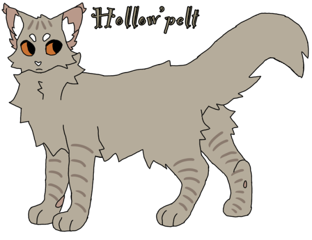Hollow pelt from warrior cats!
