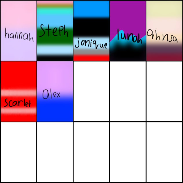 Here you go scarlet and alex