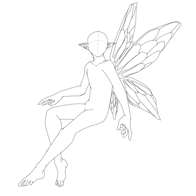 fairy pose 5