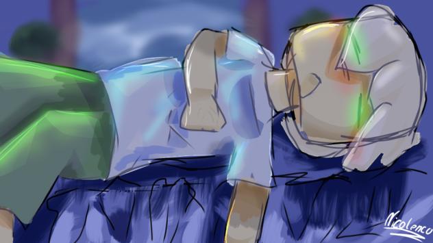 Lloyd is sleeping(what)